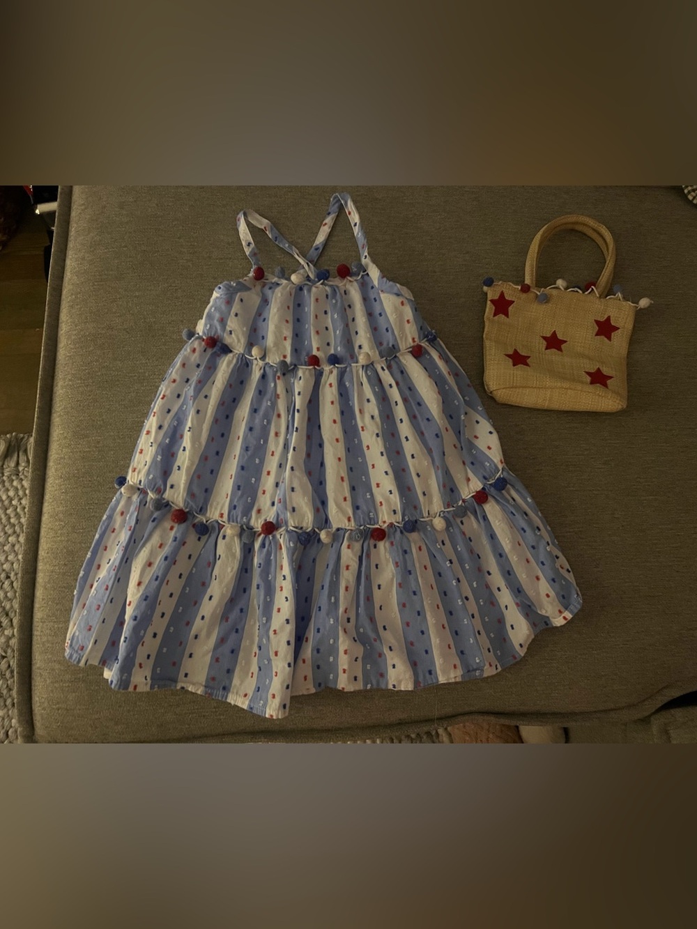 Tommy Bahama Toddler Girl Fourth of July Dress